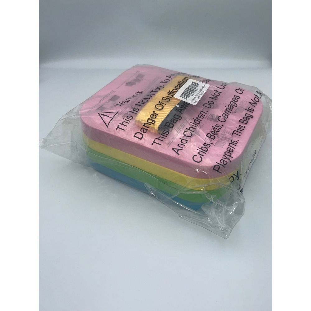ToySharing Kids Back Float Swim Trainer Adjustable Buoyancy Foam Pink Blue 50lb